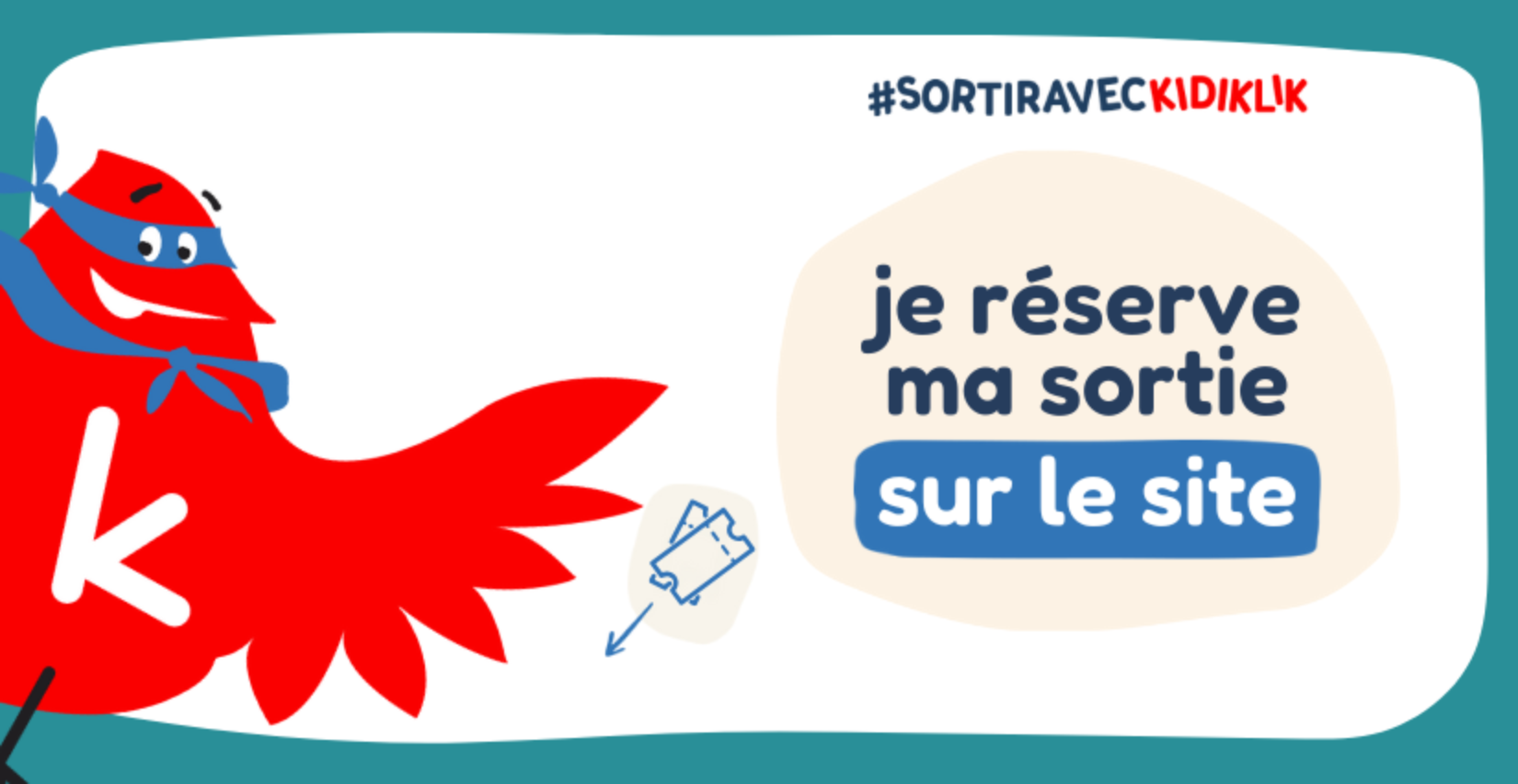 Je réserve ma sortie sur le site !