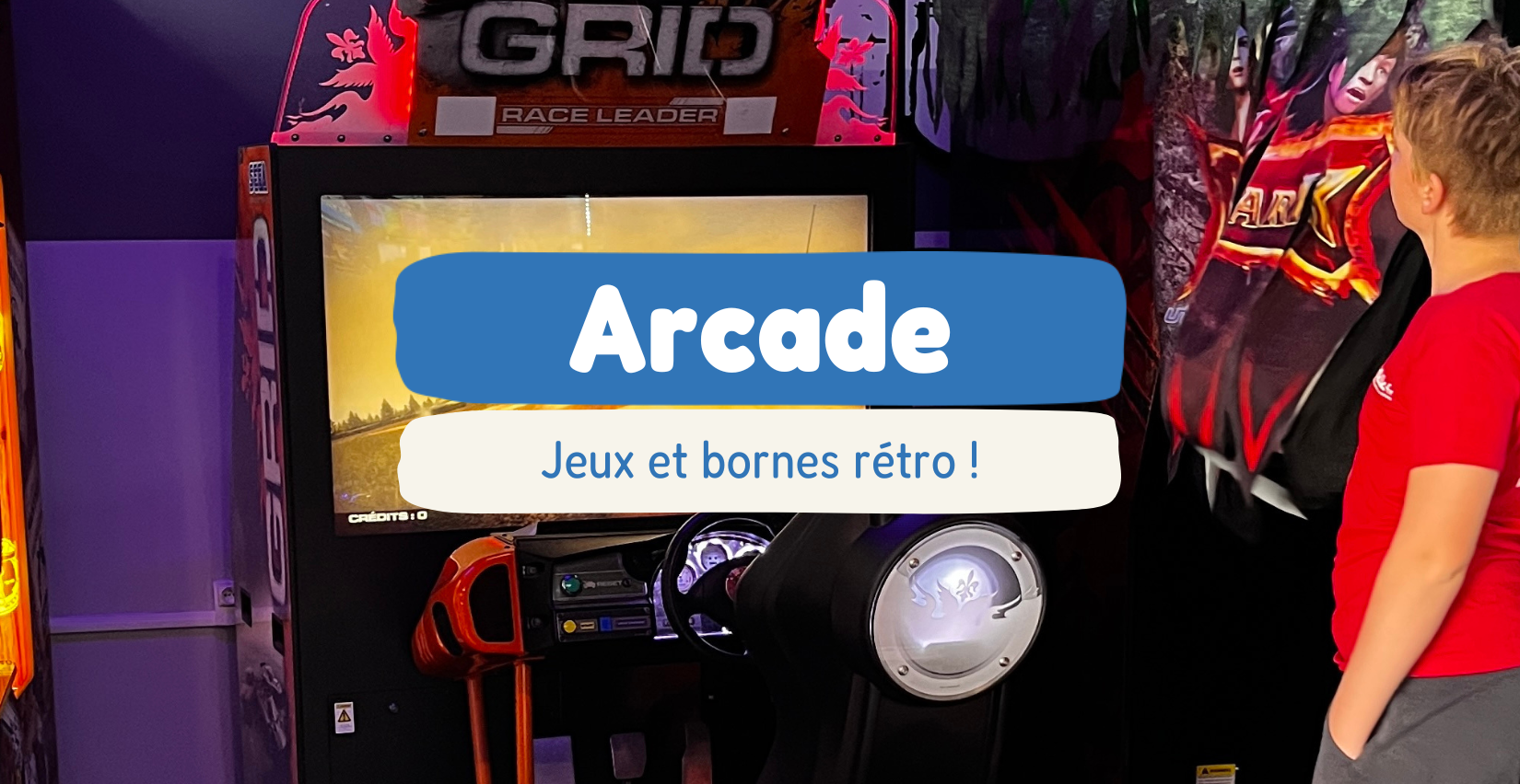 Espace arcade chez Jump Virtual Arena Orléans