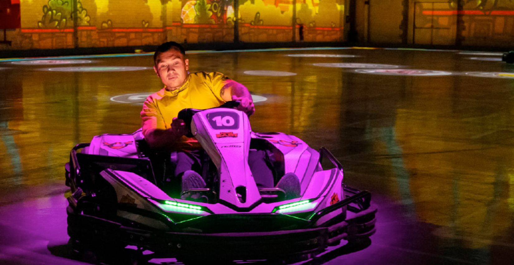 Karting interactif façon Mario Kart chez BattleKart Orléans