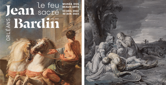 Visites en famille de l'exposition "Jean Bardin" au musée des Beaux-Arts d'Orléans