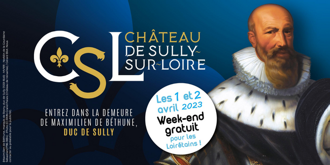 Week-end gratuit des loirétains au château de Sully-sur-Loire
