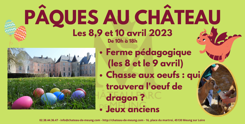 Pâques au château de Meung-sur-Loire #chasseauxoeufskidiklik