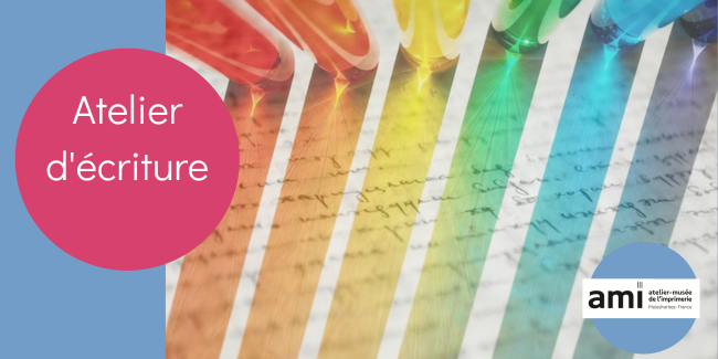 CMJN, les couleurs de la poésie : atelier d'écriture à l'Atelier-Musée de l'Imprimerie