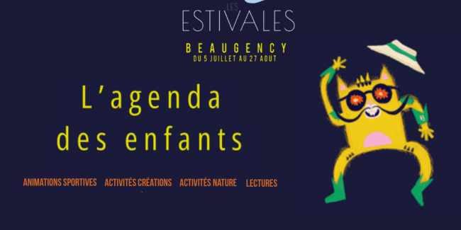 L'agenda des enfants des Estivales de Beaugency