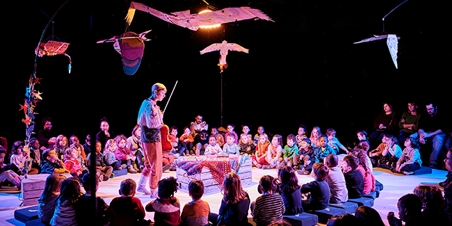 "Je suis un lac gelé" - Atelier parent / enfant - Théâtre de la Tête Noire à Saran (nord d'Orléans)
