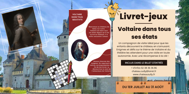 Livret-jeux des vacances d'été au Château de Sully-sur-Loire