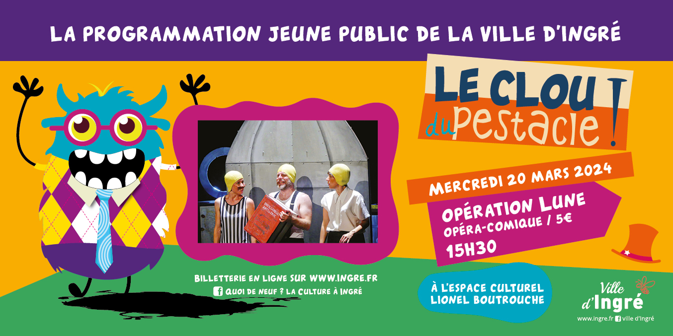 Opération Lune, opéra-comique pour jeune public Espace Culturel Lionel Boutrouche, Ingré