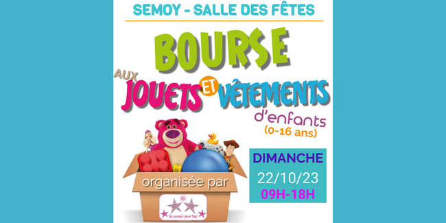 Bourse aux jouets et vêtements à Semoy