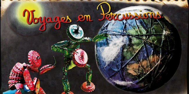 "Voyages en Percussions", spectacle musicalau château-musée de Gien