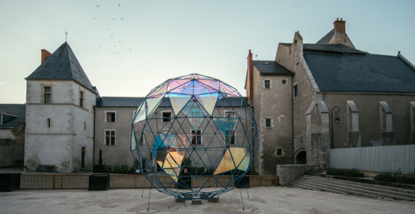 Château de Beaugency, centre d'art numérique entre Orléans et Blois