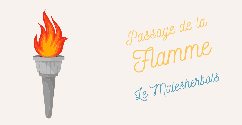 Passage de la flamme - Le Malesherbois