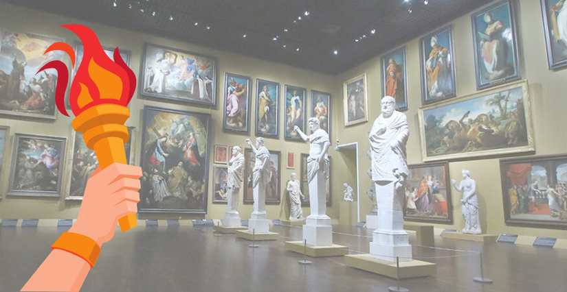 Mini-atelier autour de la Flamme Olympique au Musée des Beaux-Arts d'Orléans
