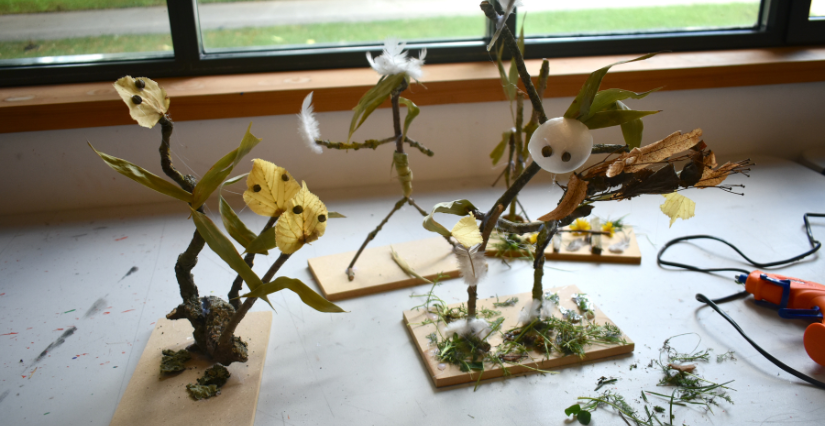 Atelier en famille "Nature en Formes" aux Tanneries à Amilly