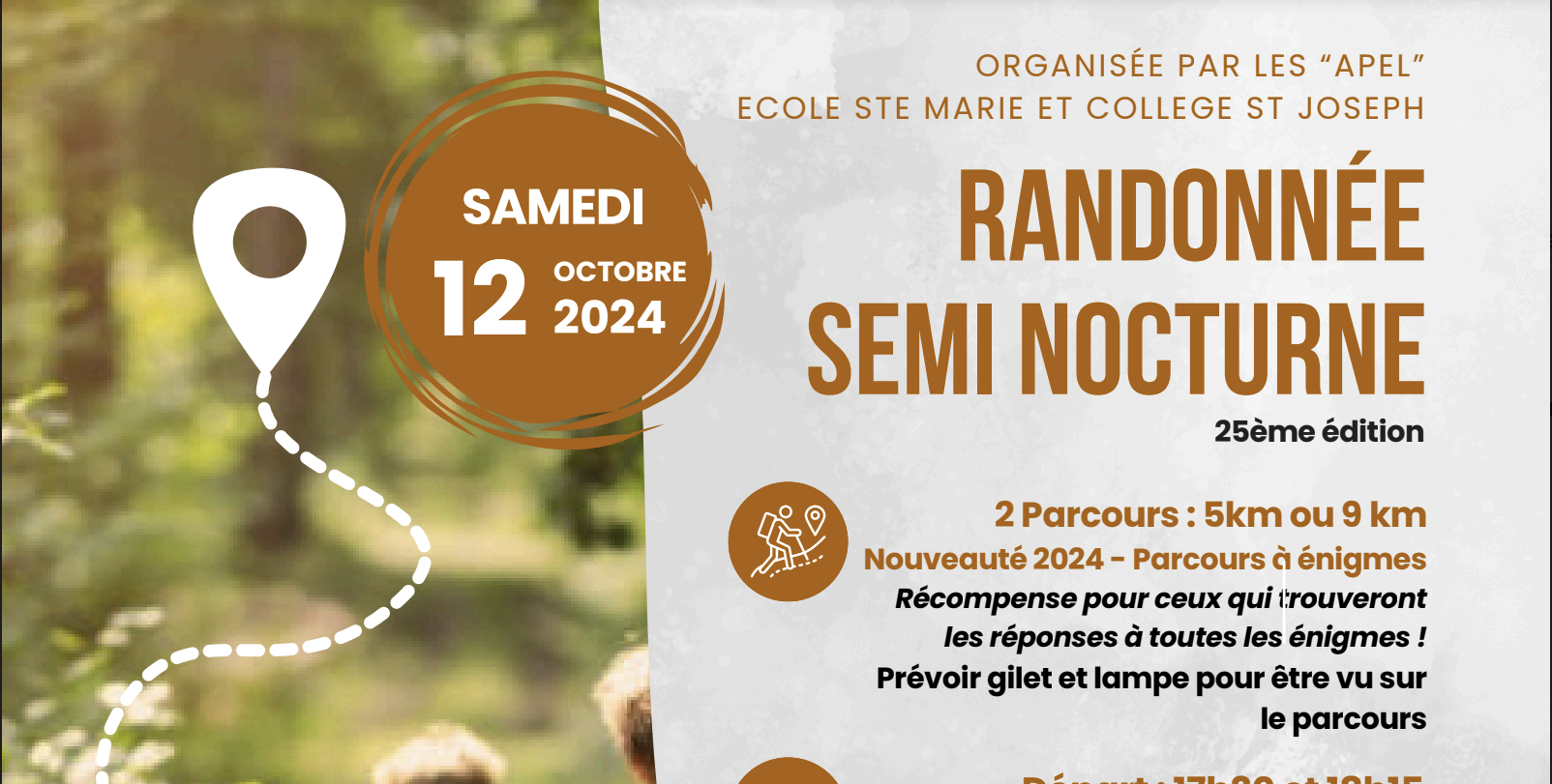 Randonnée semi nocturne à Saint-Benoit sur Loire