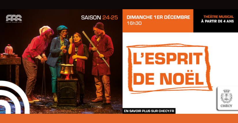 "L'esprit de Noël", théâtre musical jeune public à l'espace George Sand à Chécy