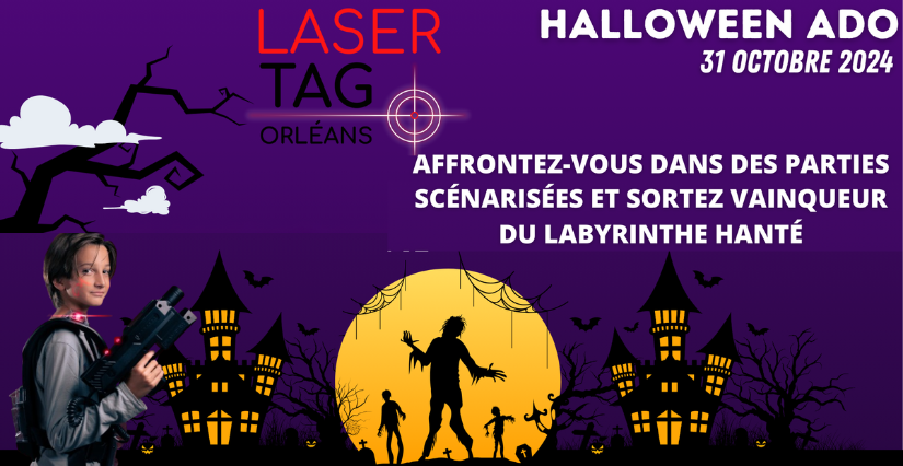 Halloween spécial Ados chez Laser Tag Orléans