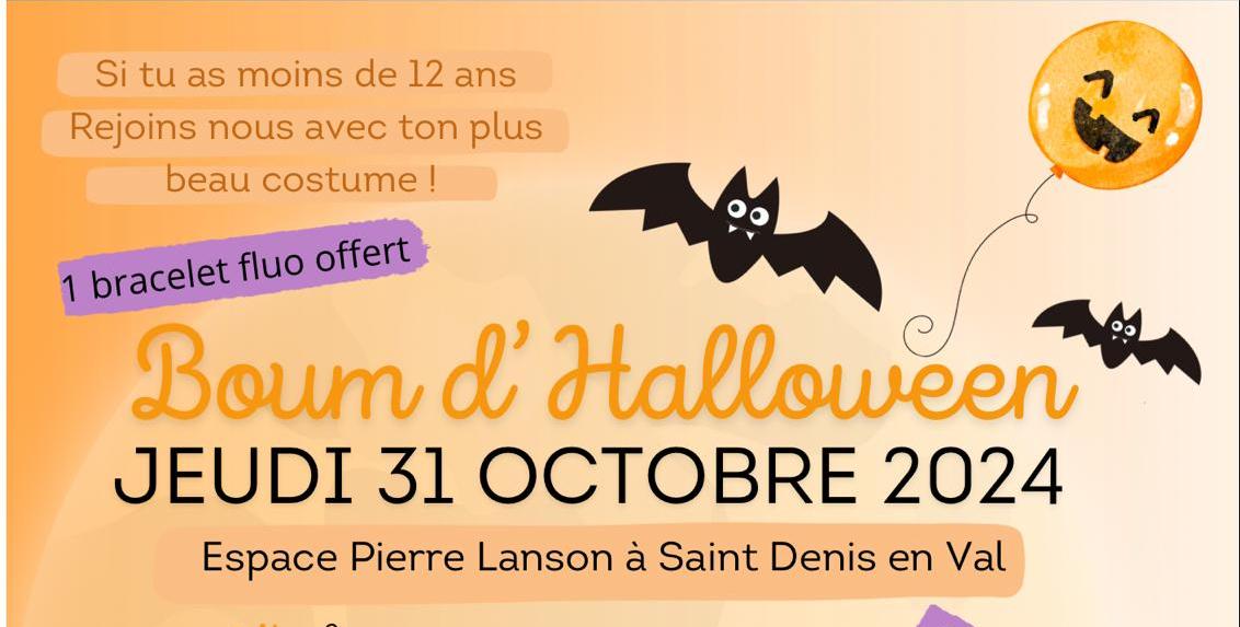 Boum d'Halloween à Saint-Denis-en-Val