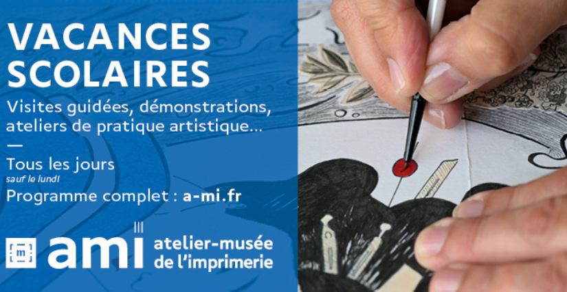 Les vacances à l'Atelier-Musée de l'Imprimerie à Malesherbes