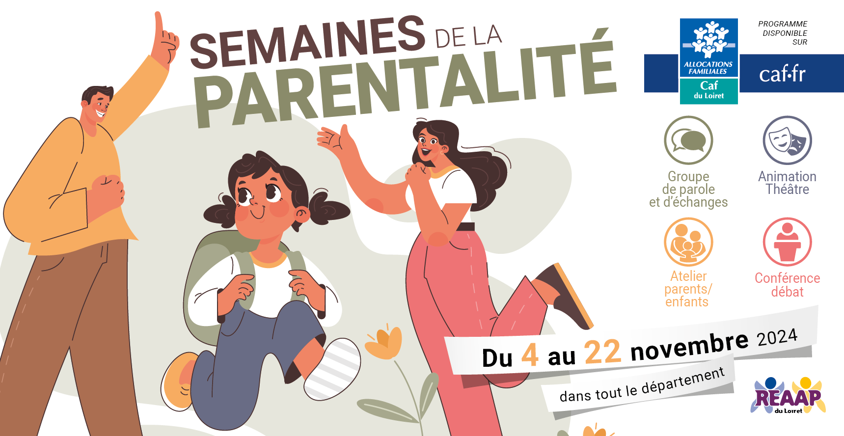 Semaines de la Parentalité : partout dans le Loiret