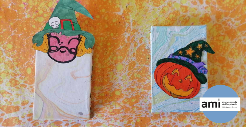 Atelier "Mon carnet fantaisie" spécial Halloween à l'Atelier-Musée de l'Imprimerie