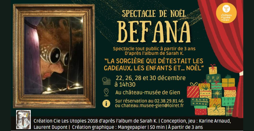 Spectacle de Noël "Befana" au Château-musée de Gien