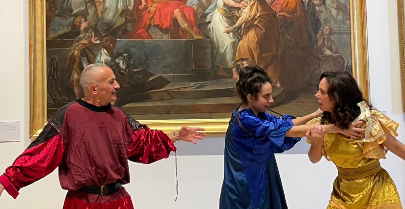 Spectacle "Impro tableau" au Musée Girodet à Montargis