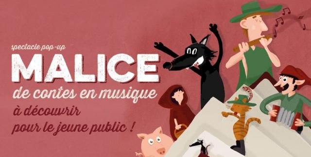 "Malice de contes en musique" : spectacle jeune public à Orléans