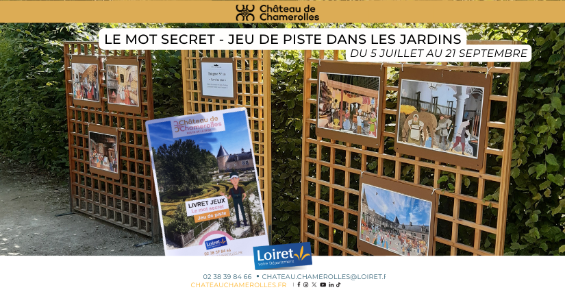 Jeu de piste "Le mot secret" au château de Chamerolles