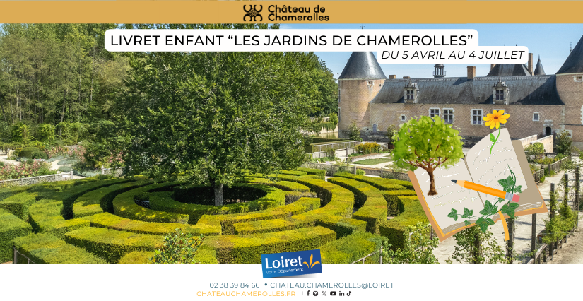 Livret enfant "Les jardins de Chamerolles" au Château de Chamerolles