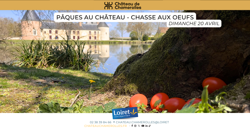 La grande chasse aux oeufs de Pâques au Château de Chamerolles