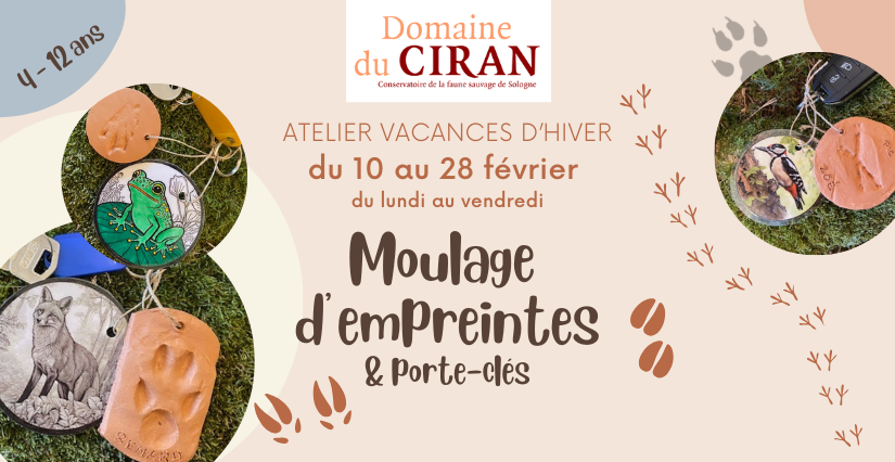 Atelier des vacances d'hiver au Domaine du Ciran