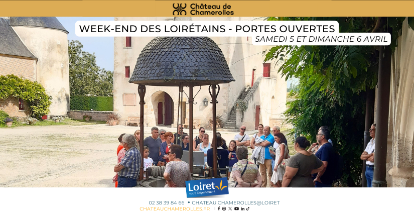 Week-end gratuit des Loirétains au château de Chamerolles