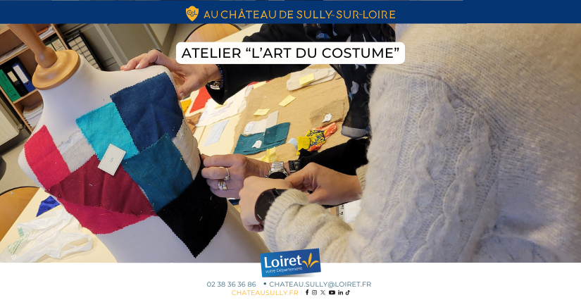 Atelier "L'art du costume : habille les portraits du château" au Château de Sully-sur-Loire