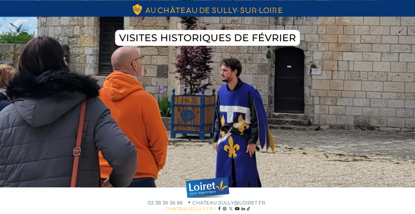 Visites historiques au Château de Sully-sur-Loire