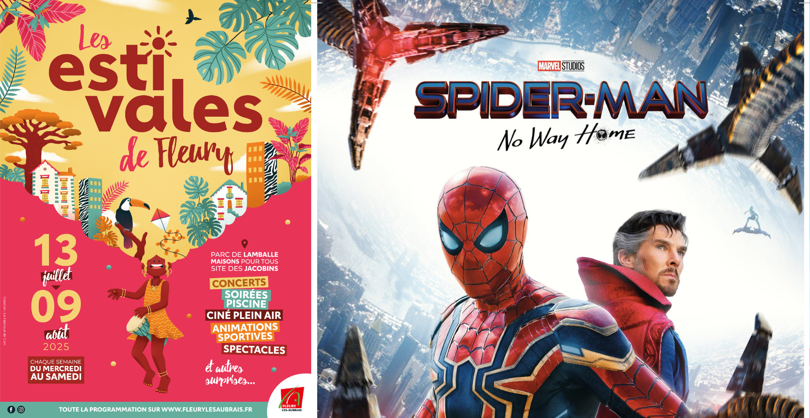 Ciné plein air "Spider‑Man : No Way Home" - Fleury-les-Aubrais
