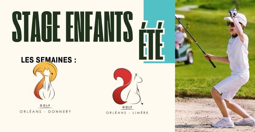 Stages de golf pour enfants aux Golfs de Limère et Donnery