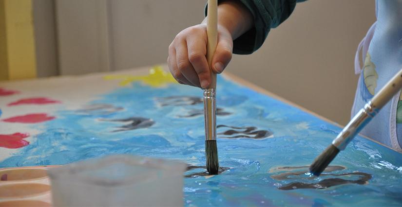 Sur le Chemin de l’École, atelier parent-enfant, au théâtre de la Tête Noire à Saran