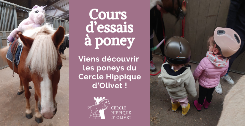 Cours d'essais à poney - Cercle Hippique d'Olivet