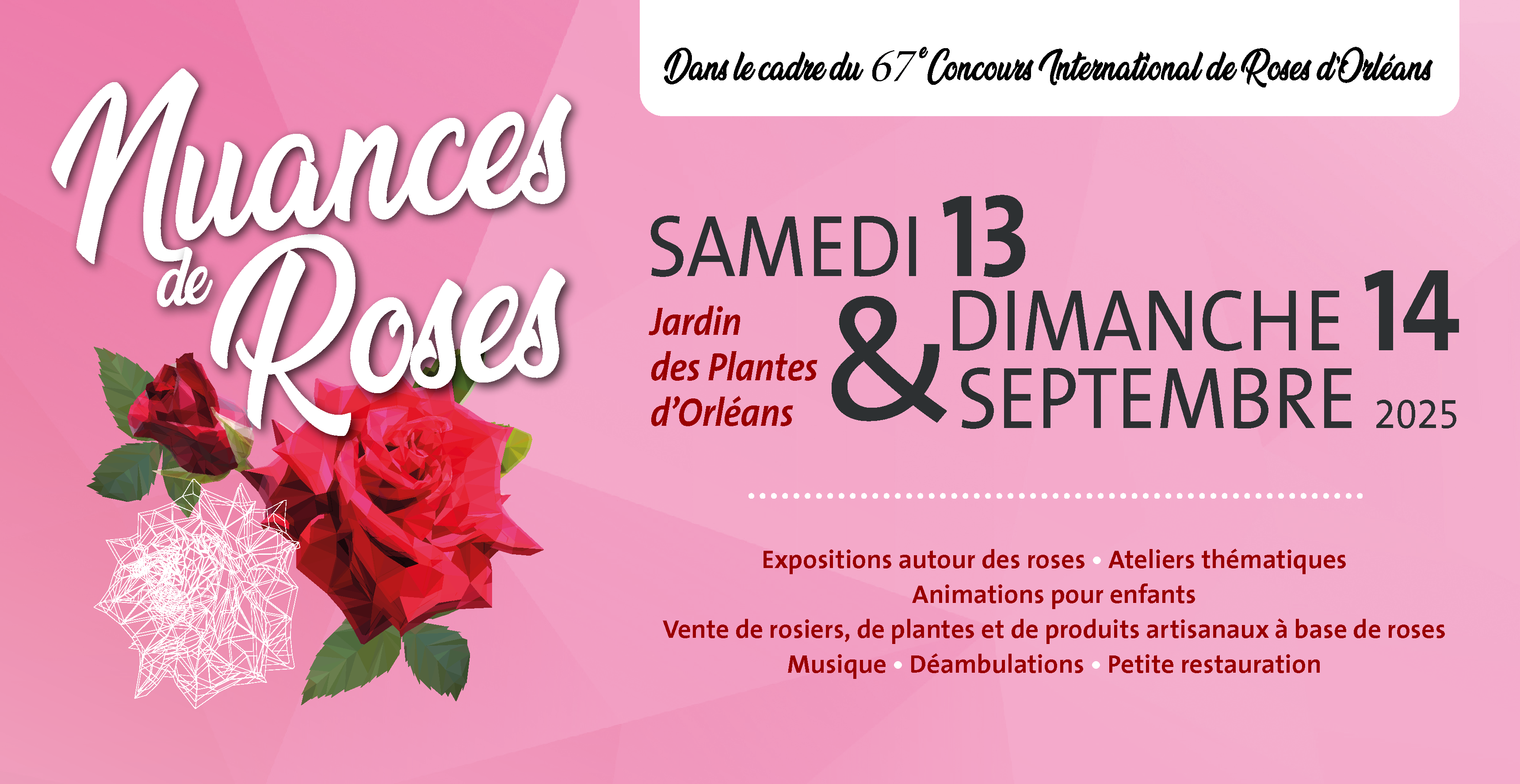 Nuances de Roses au Jardin des Plantes d'Orléans