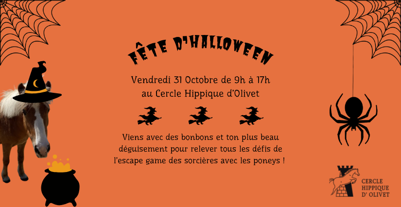 Fête d'Halloween au Cercle Hippique d'Olivet