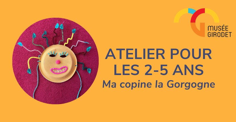 "Ma copine la Gorgone" : Visite-atelier pour les petits 2-5 ans au Musée Girodet à Montargis