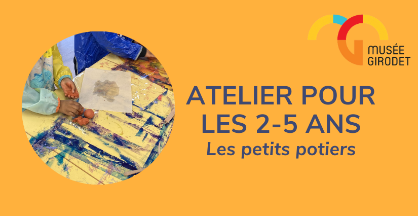 "Les petits potiers" : Visite-atelier pour les petits 2-5 ans au Musée Girodet à Montargis "Les petits potiers" : Visite-atelier pour les petits 2-5 ans au Musée Girodet à Montargis