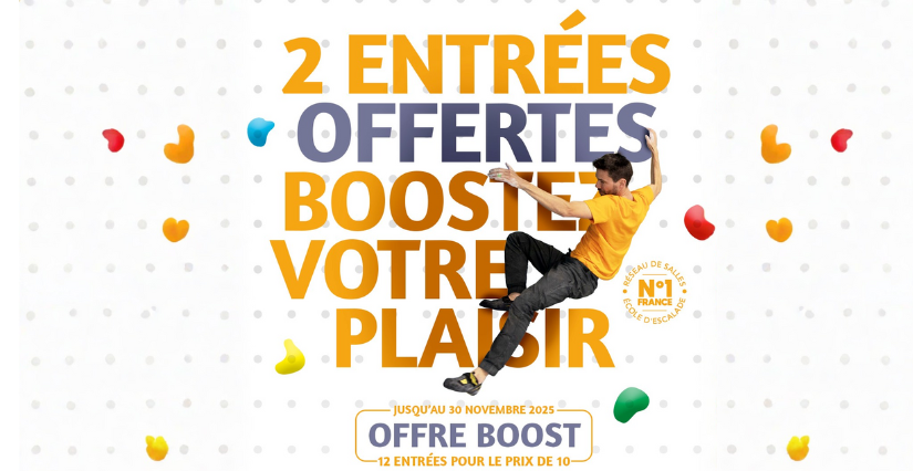 Bon plan escalade chez CLIMB’UP Orléans (Saran)