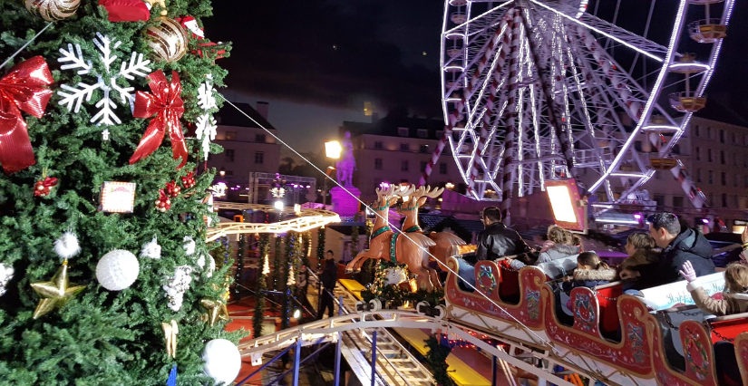 Les manèges du marché de Noël d'Orléans sont présents jusqu'au 4 janvier 2026 !