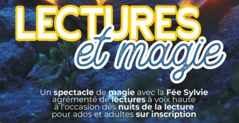 Lectures et magie pour ados et adultes à la Médiathèque de Chalette