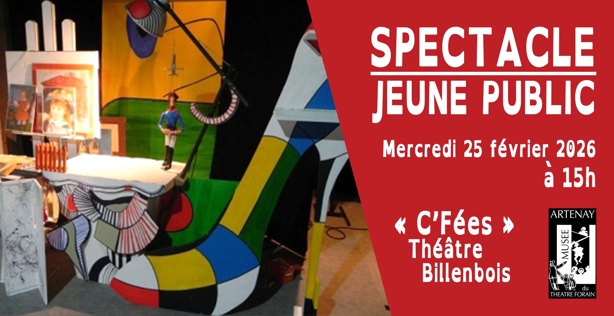 Spectacle de marionnettes pour enfants - "C'Fées" au Musée du Théâtre Forain