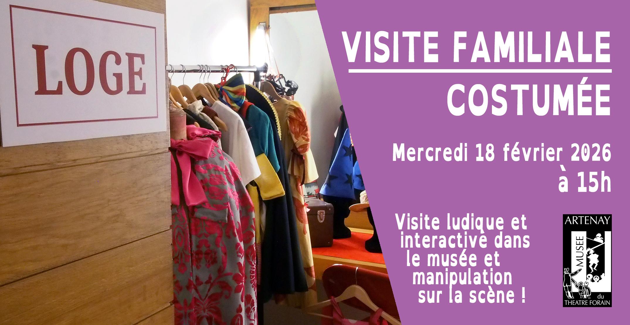 Visite costumée familiale thématique au Musée du Théâtre Forain