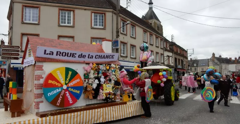 Carnaval de Châteauneuf-sur-Loire : défilé des chars