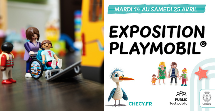 Exposition Playmobil® à découvrir en famille à l'espace George Sand à Chécy