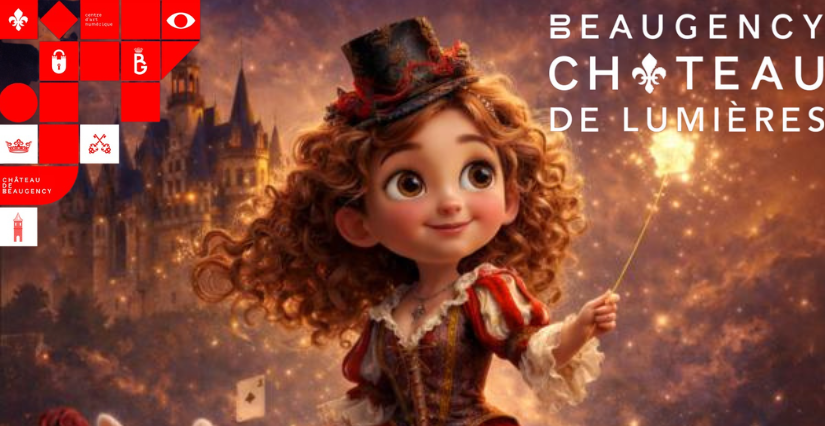 Pâques au château de Lumières de Beaugency : Luciah au Château des Merveilles